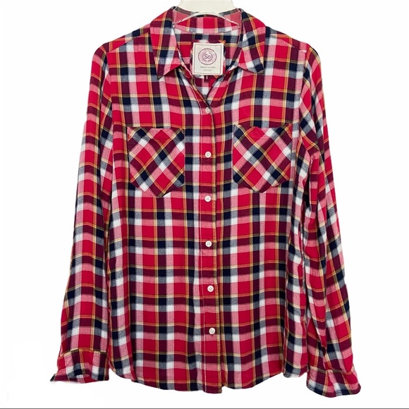 SO AUTHENTIC AMERICAN HERITAGE Red Casual Shirt L - Picture 10 of 11